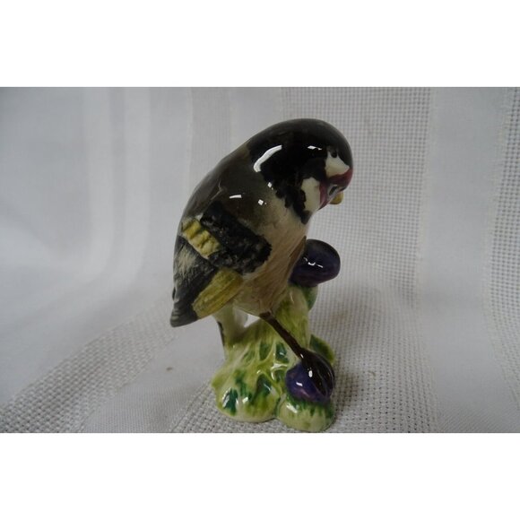 Beswick Ware Pig Promenade Band Michael PP6 Bass Drum & Goldfinch Bird Figurine - Picture 6 of 9